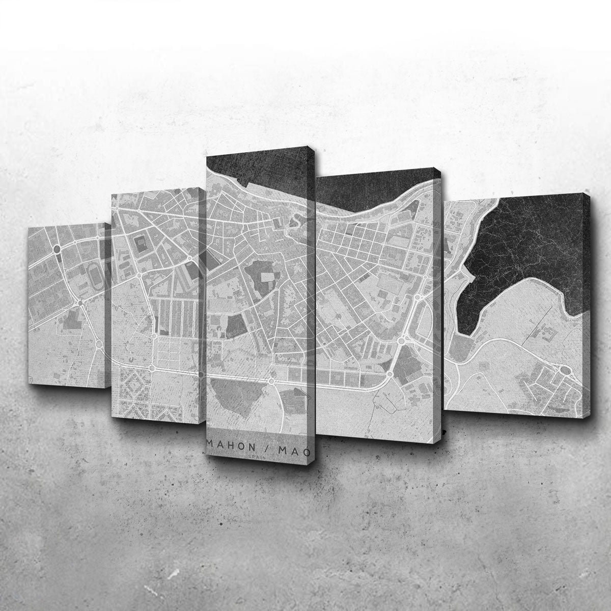 Mahon Map 2 Wall Art