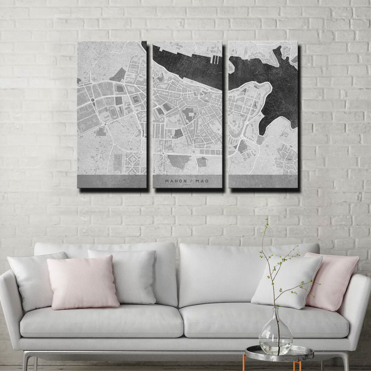 Mahon Map 2 Wall Art