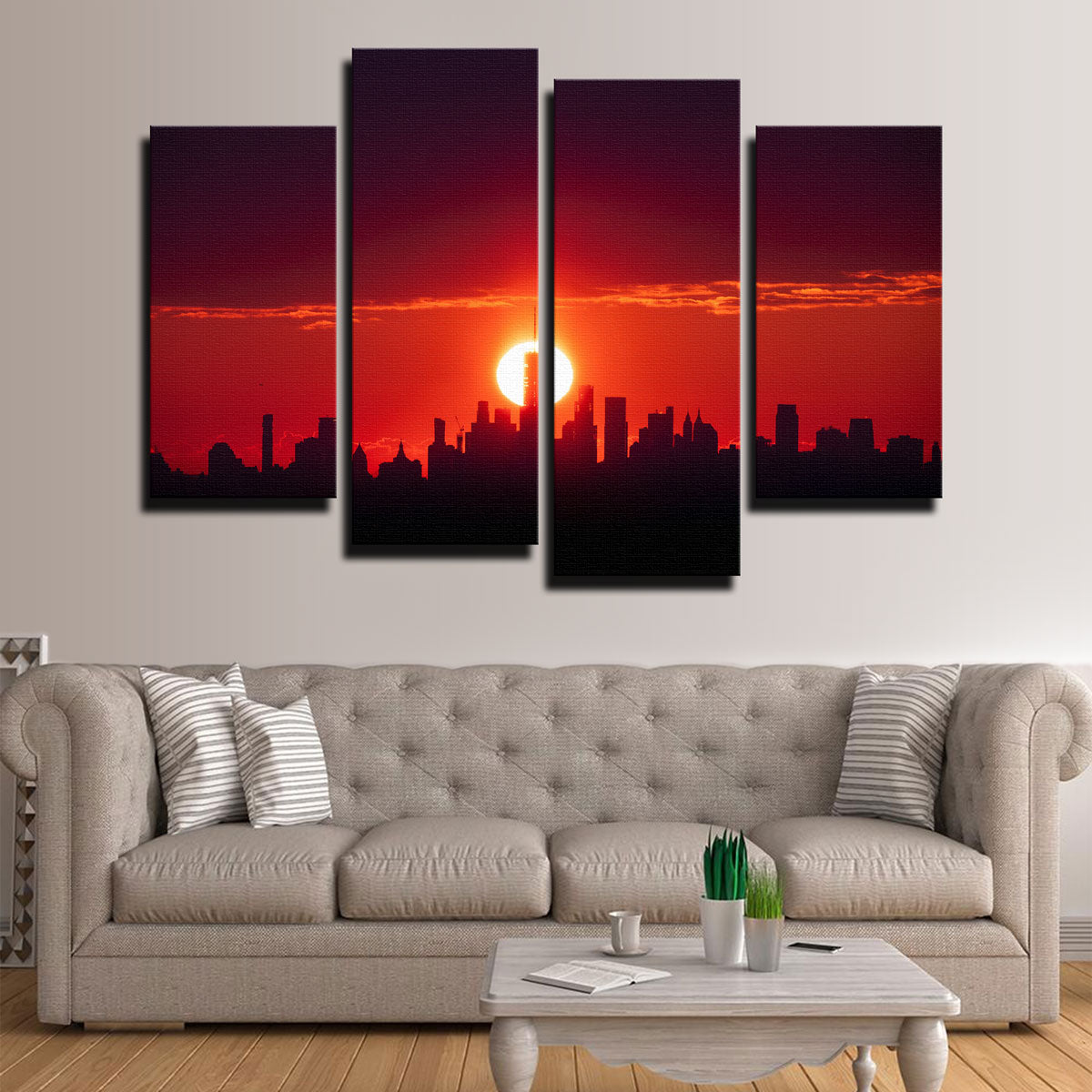 Manhattan Sunrise Wall Art