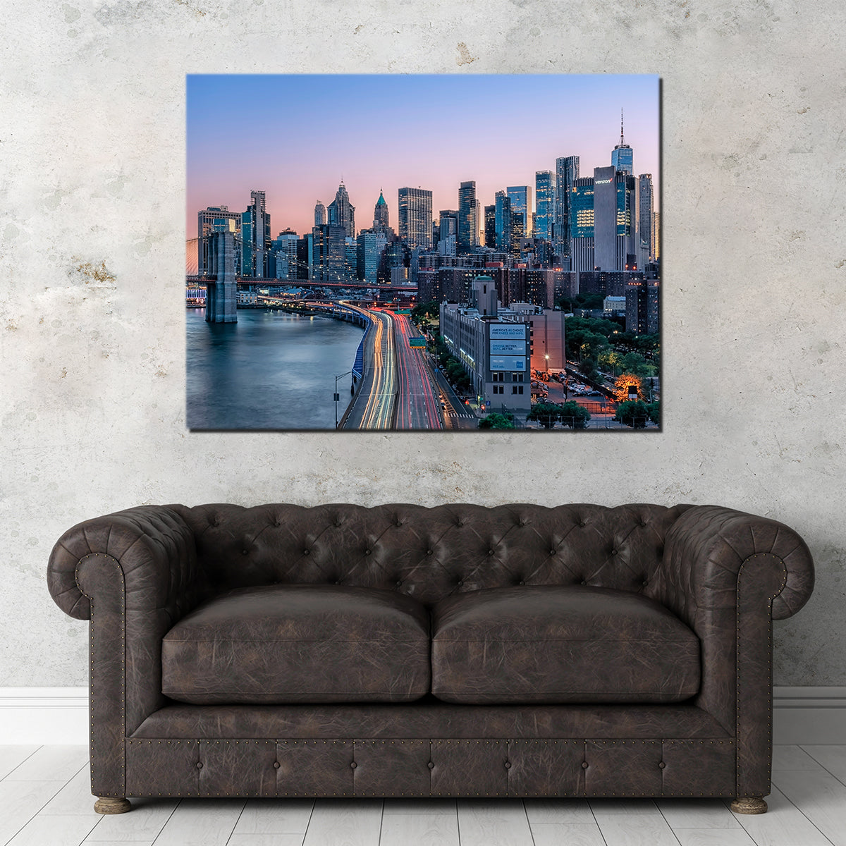 Manhattan Sunset Wall Art