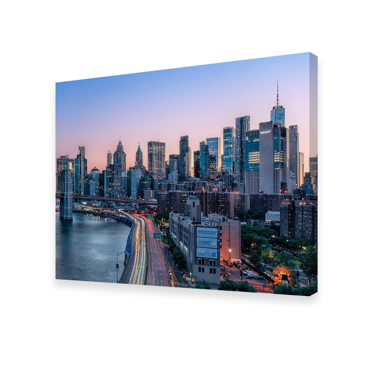 Manhattan Sunset Wall Art
