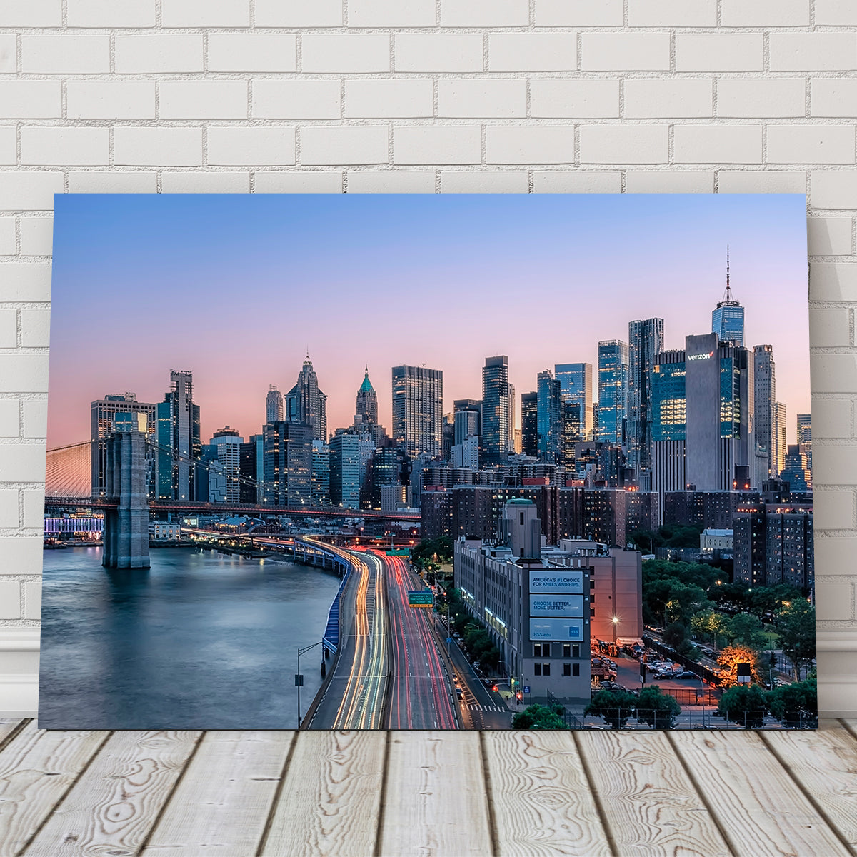 Manhattan Sunset Wall Art