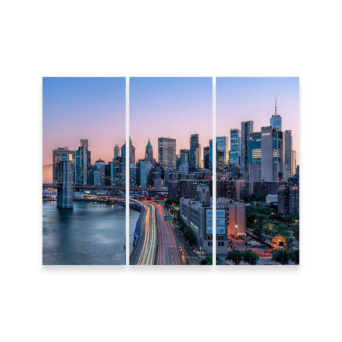 Manhattan Sunset Wall Art