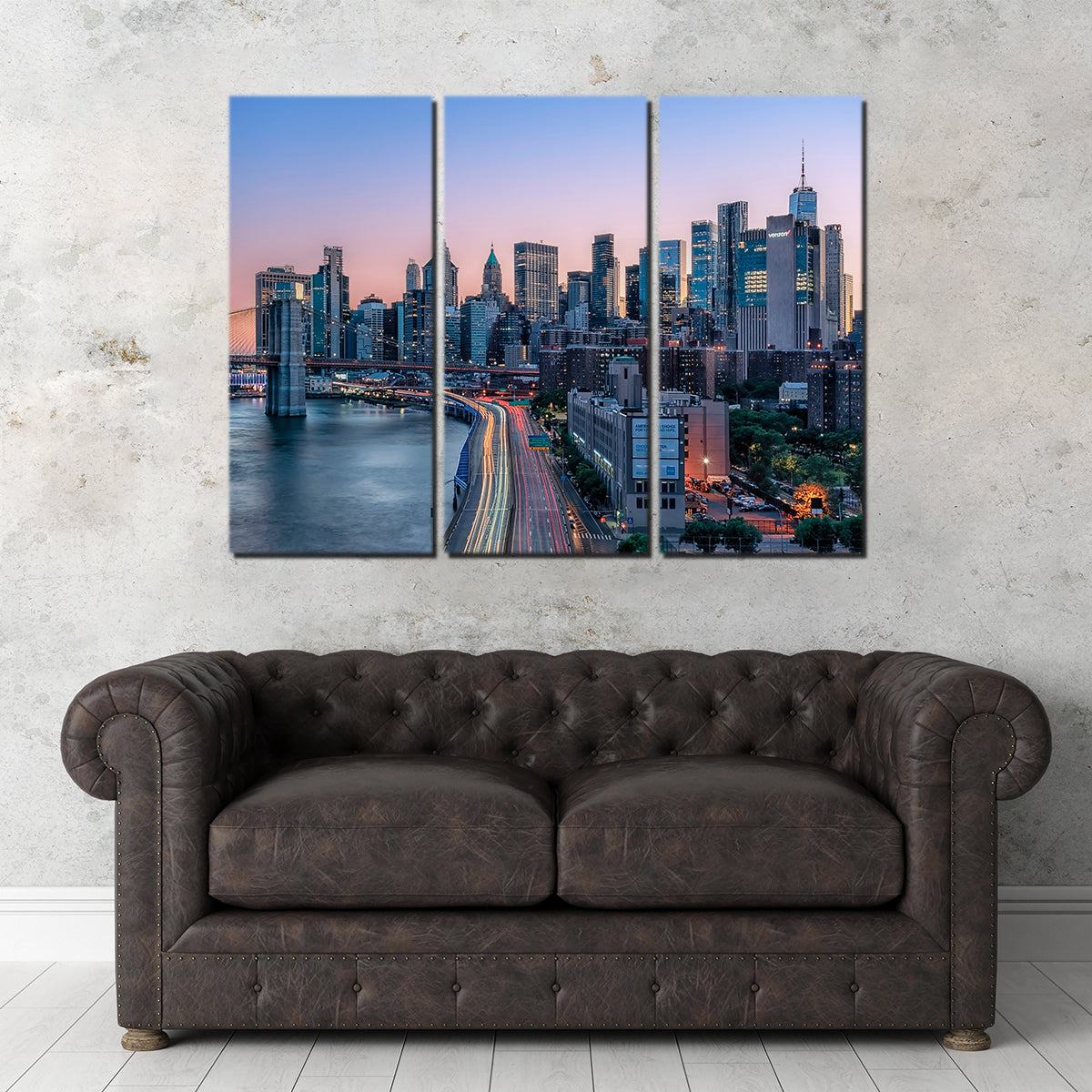 Manhattan Sunset Wall Art