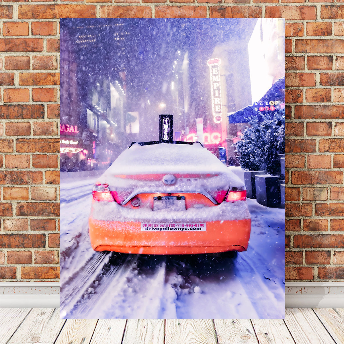 Manhattan Snow Storm Wall Art