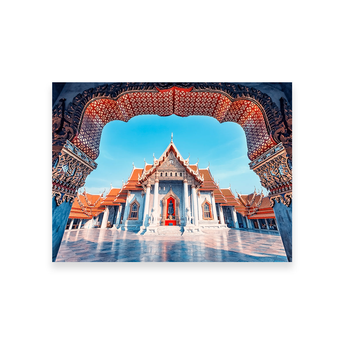 Marble Temple Wall Art