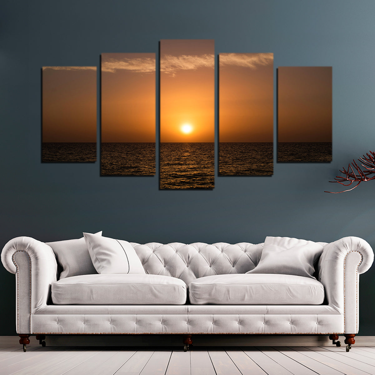Marina di Pisa Sunset 2 Wall Art