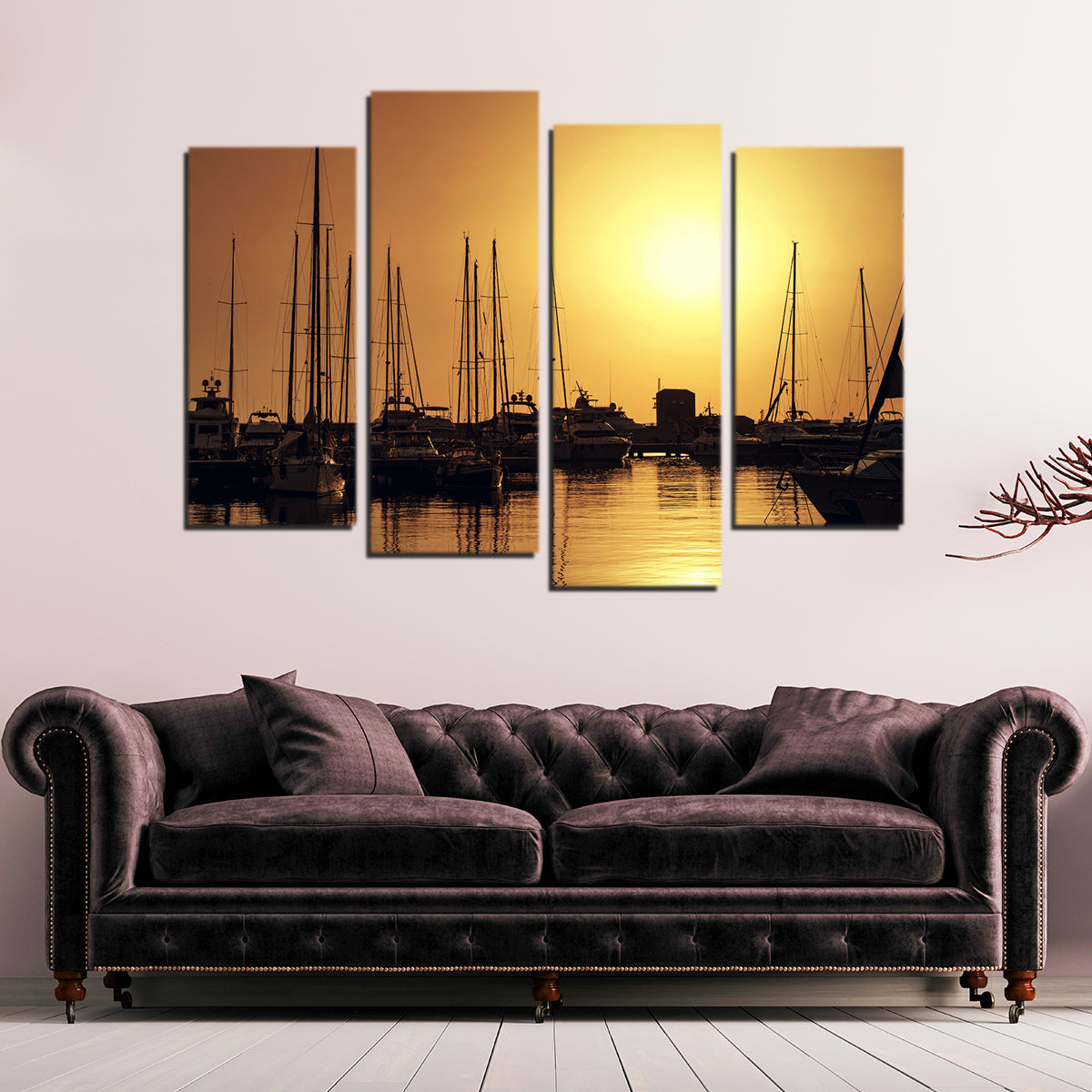 Marina di Pisa Sunset Tuscany Italy Wall Art