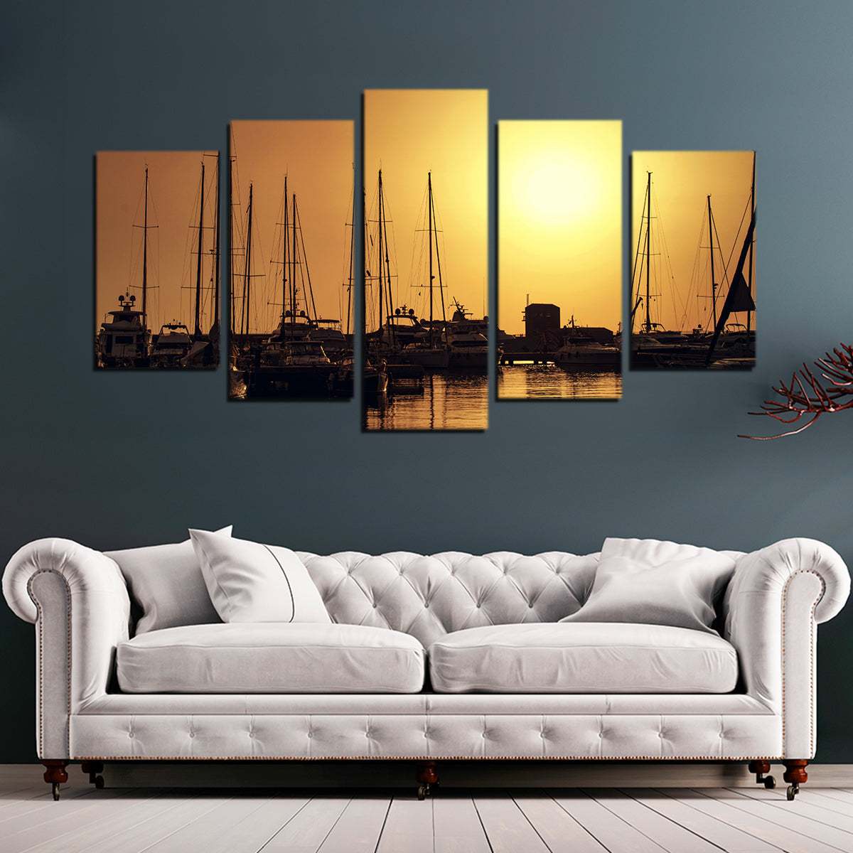 Marina di Pisa Sunset Tuscany Italy Wall Art