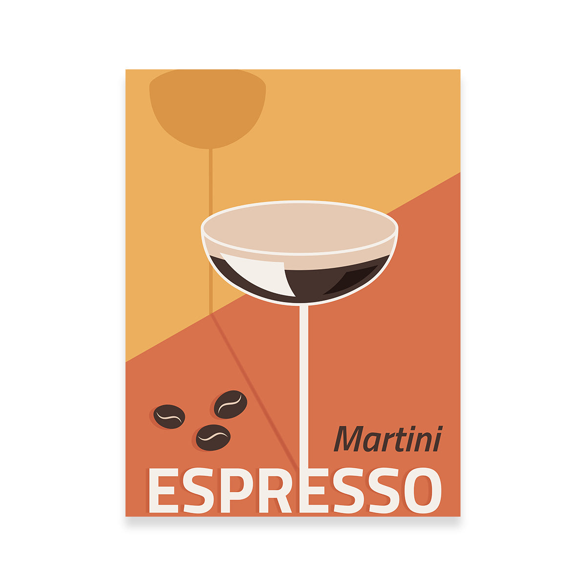 Martini Espresso Drink Wall Art