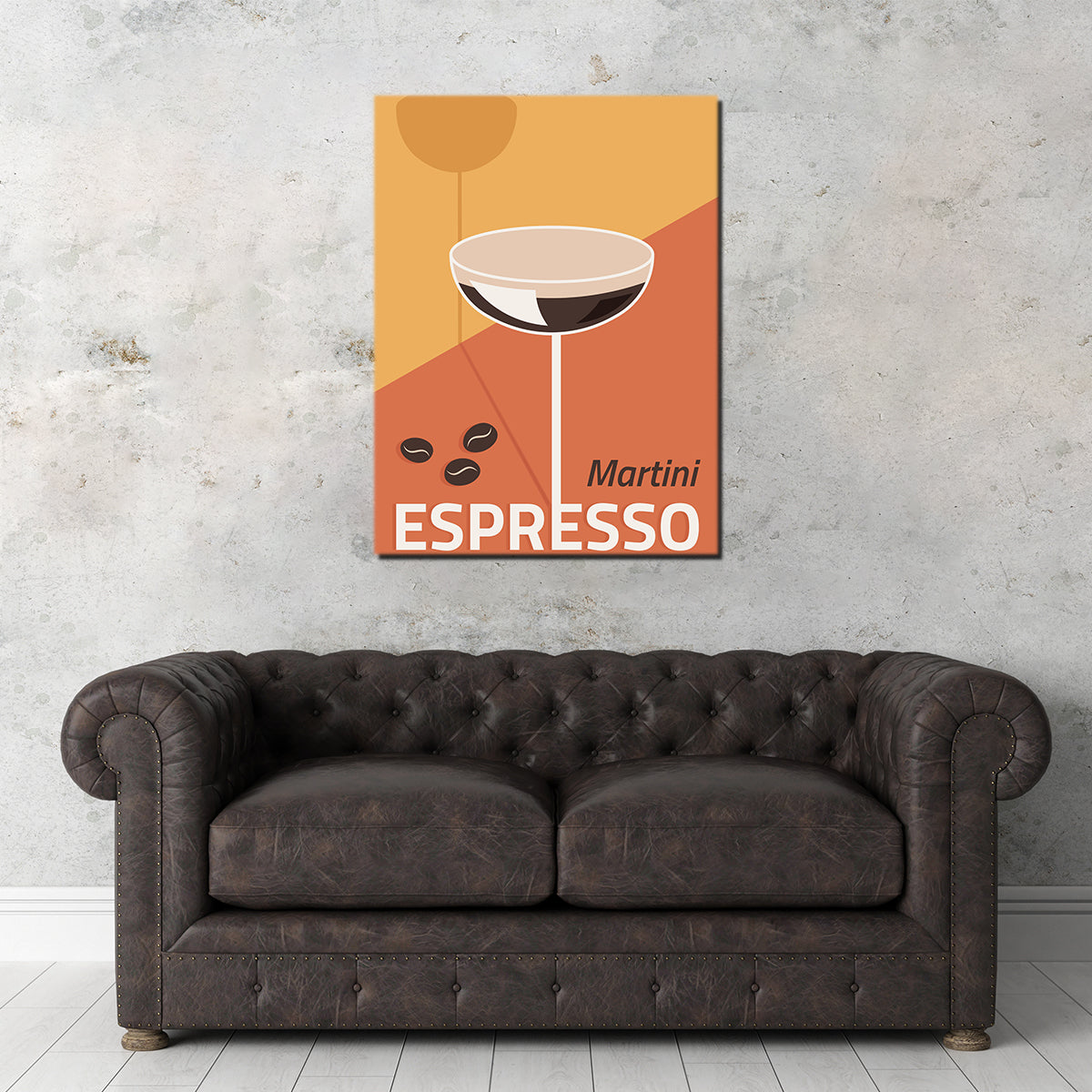 Martini Espresso Drink Wall Art