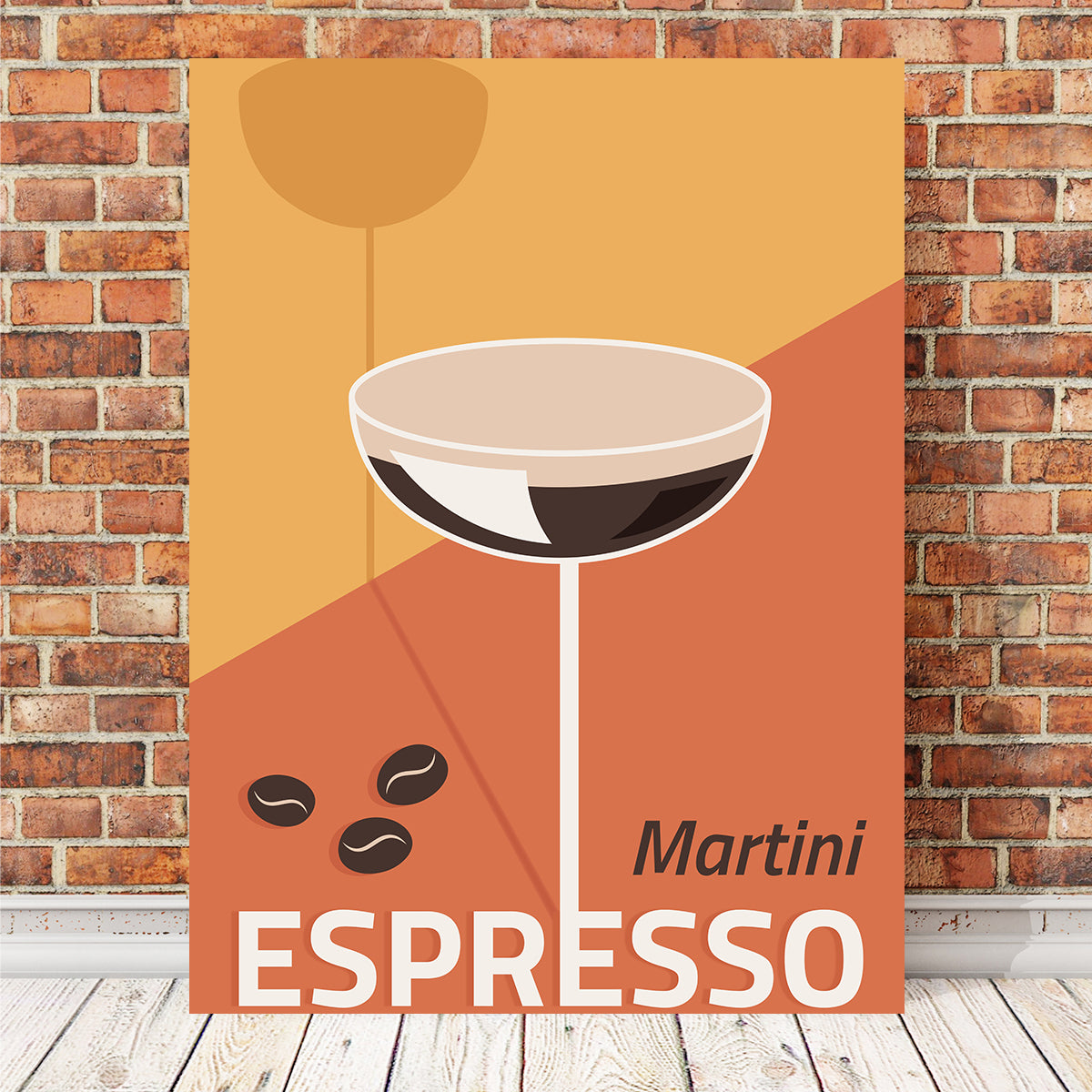 Martini Espresso Drink Wall Art
