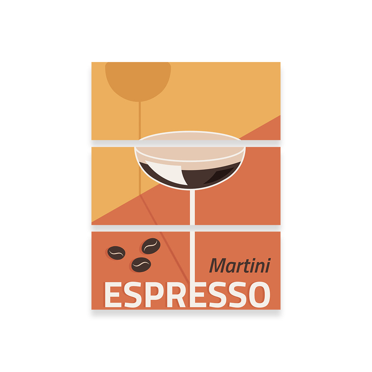 Martini Espresso Drink Wall Art
