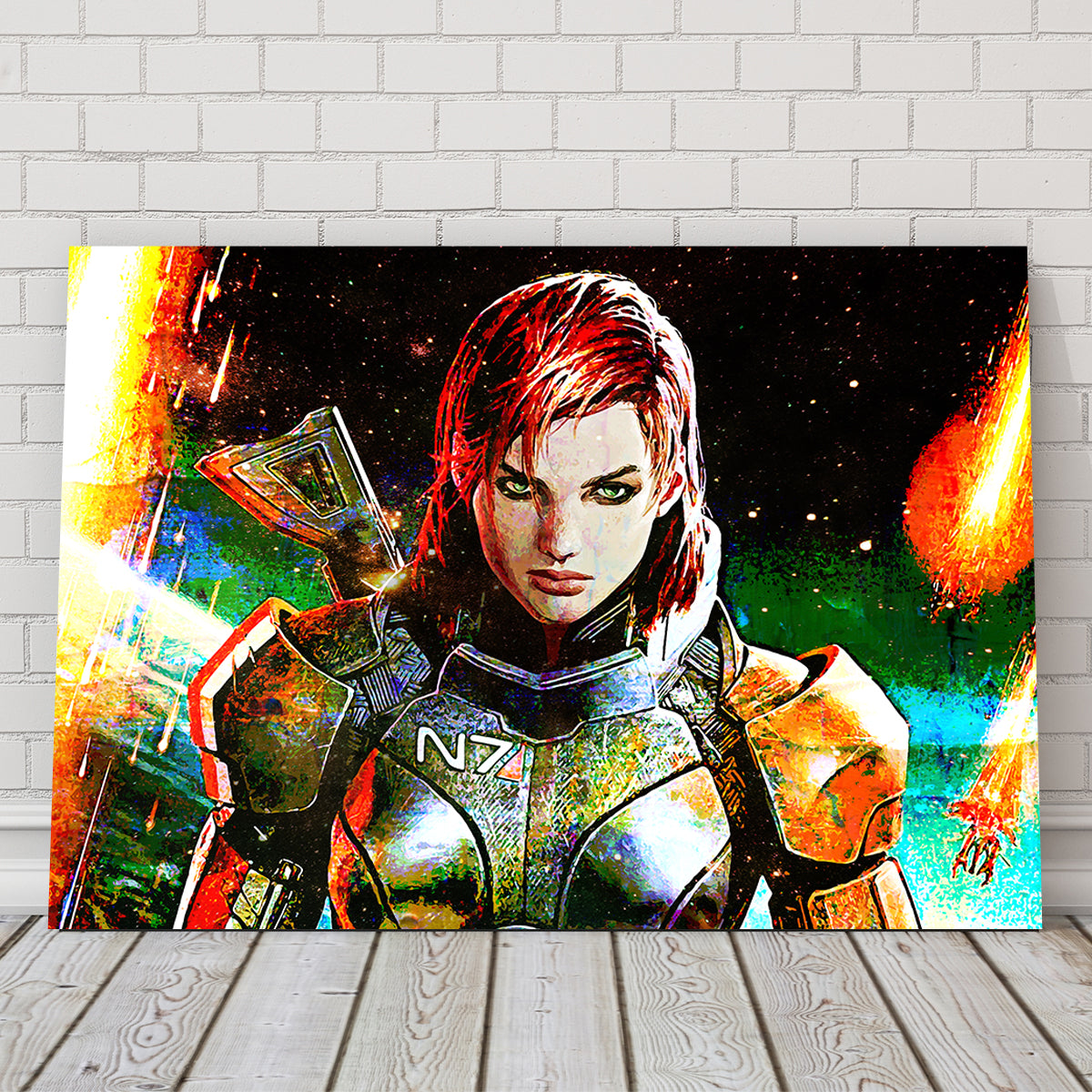 Mass Effect Femshep Canvas Set