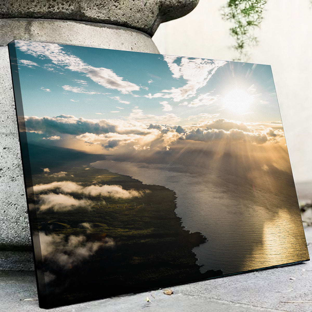 Maui From Above Wall Art