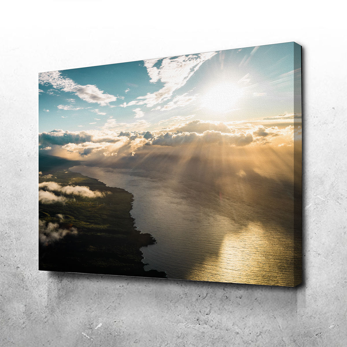 Maui From Above Wall Art
