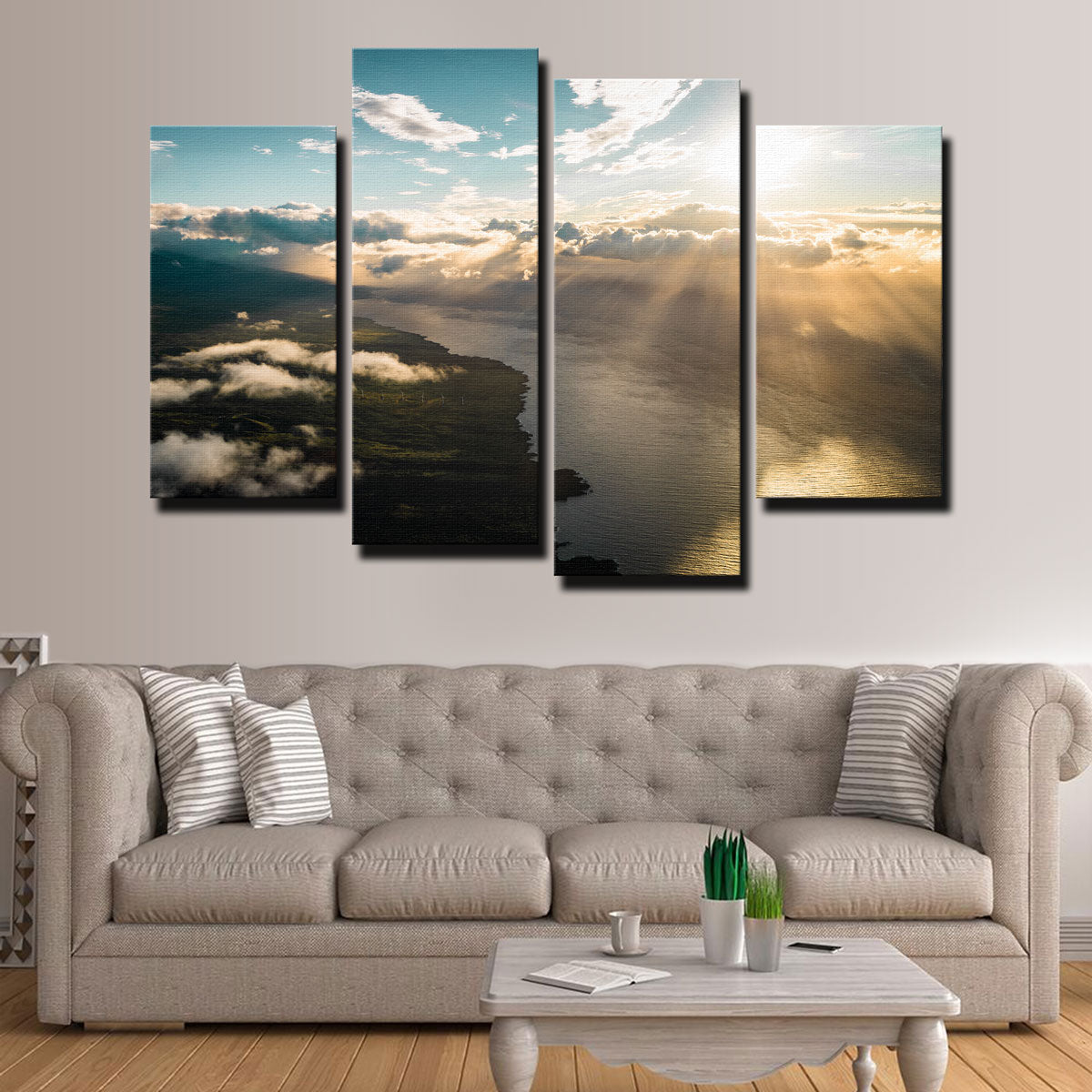 Maui From Above Wall Art