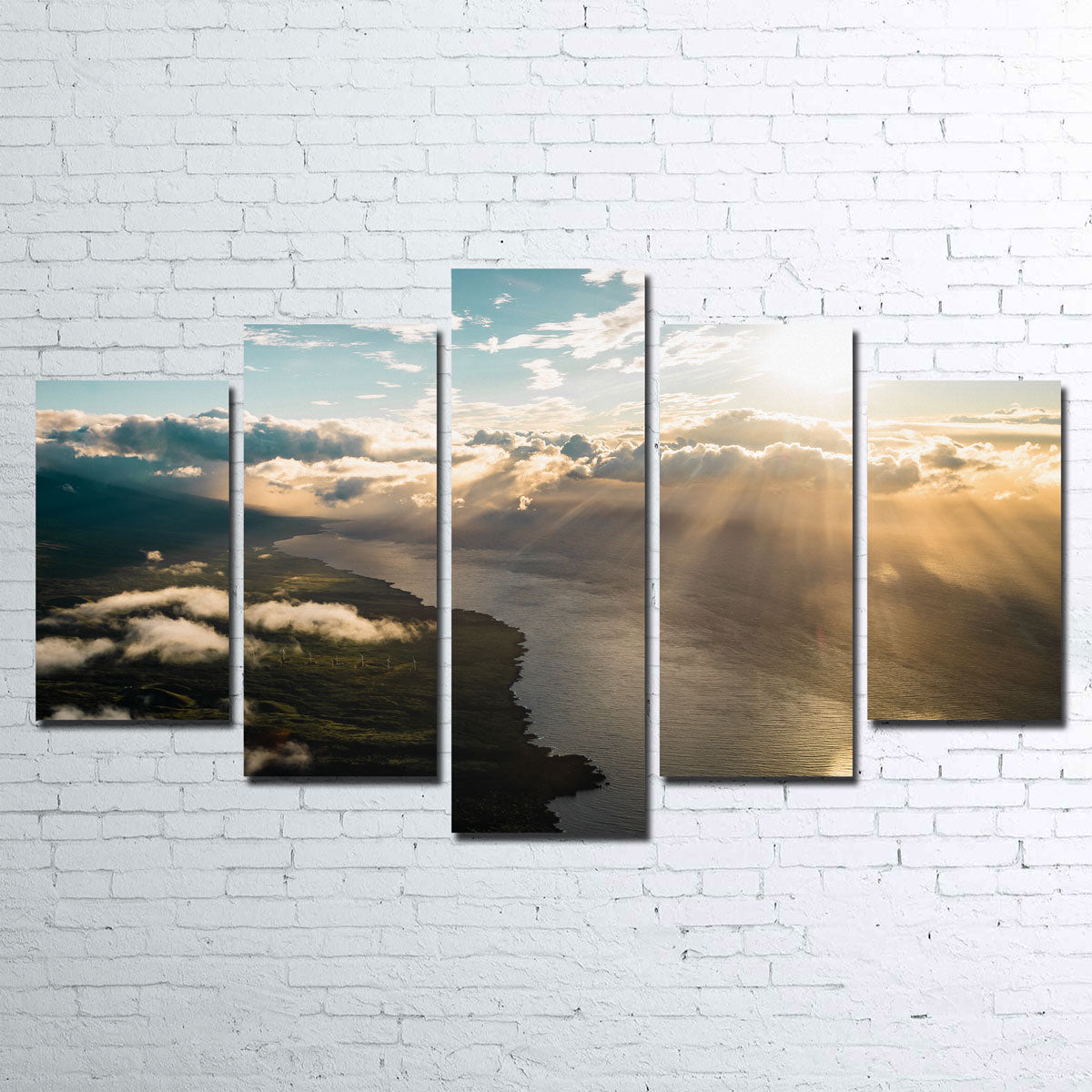 Maui From Above Wall Art