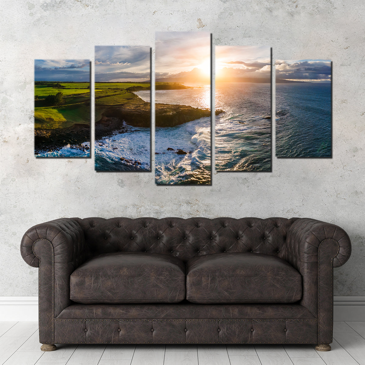 Maui Coast Sunny Wall Art