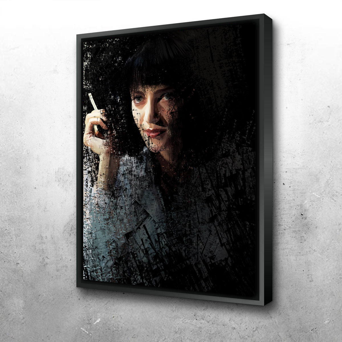 Scratchy Mia Wall Art