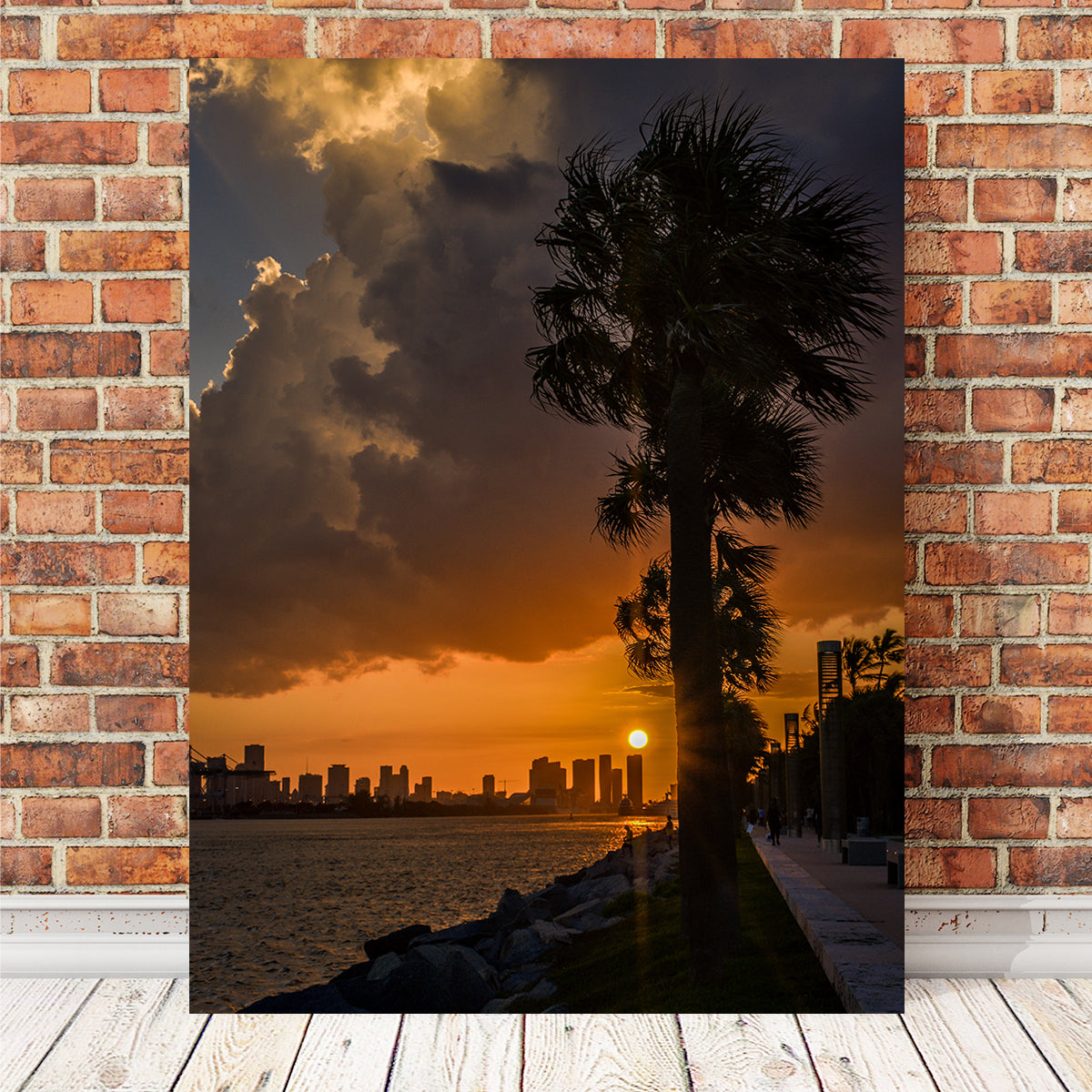 Miami Sunset Wall Art