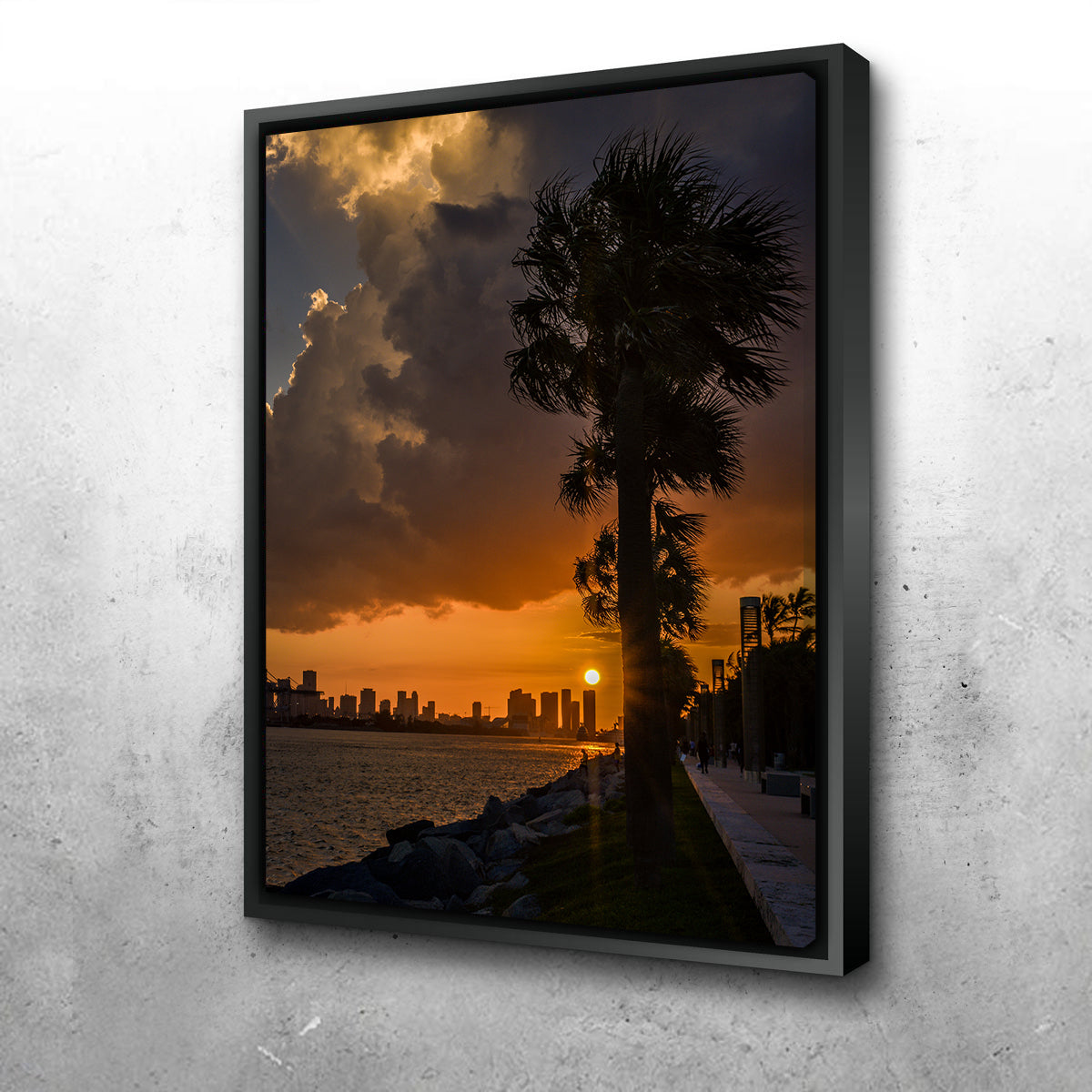 Miami Sunset Wall Art