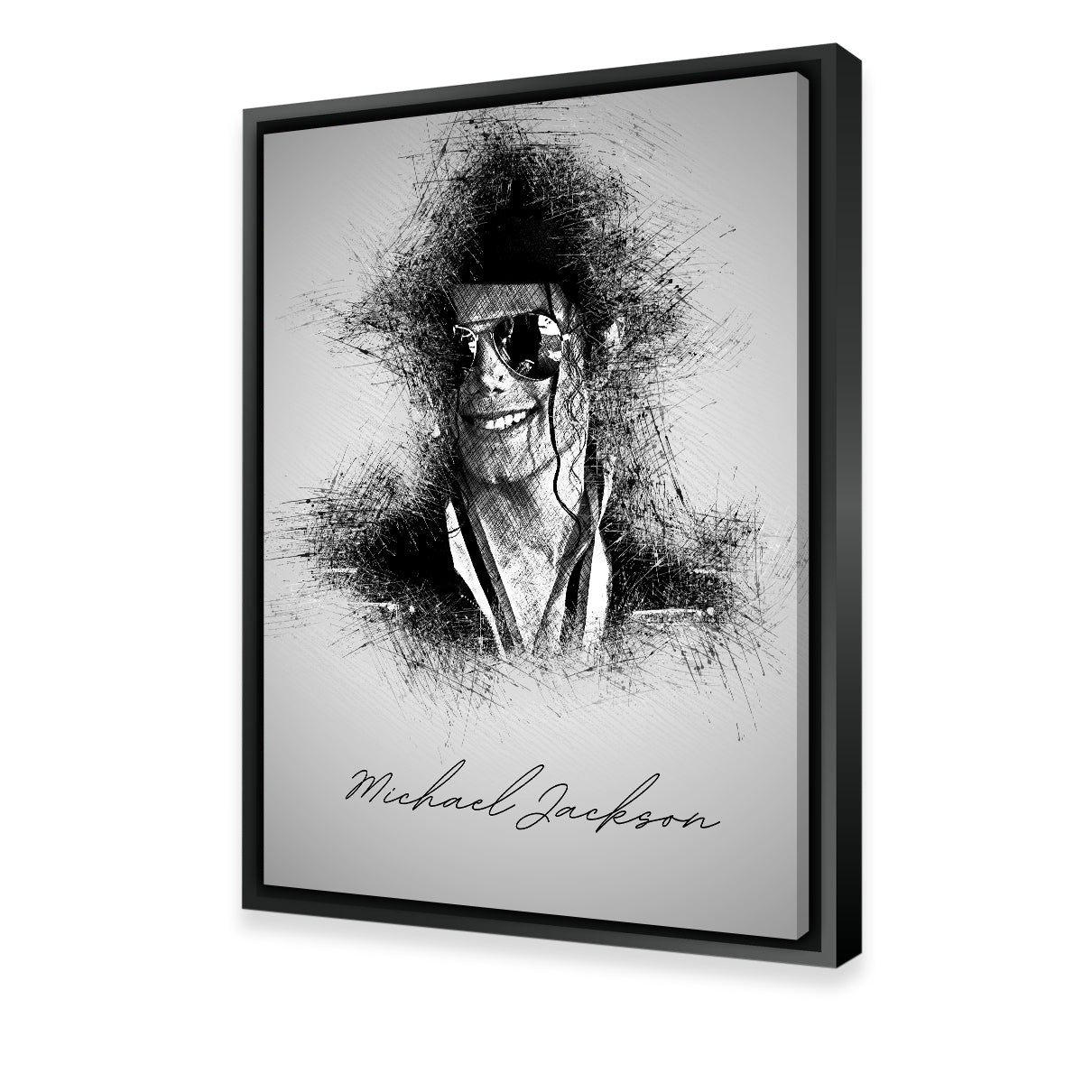 Michael Jackson Sketch Wall Art