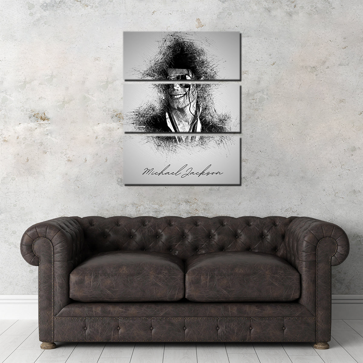 Michael Jackson Sketch Wall Art