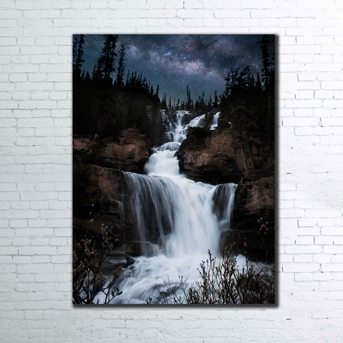 Milky Way Waterfall Wall Art