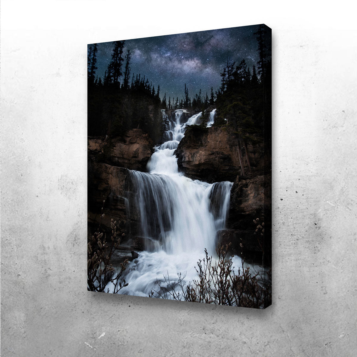 Milky Way Waterfall Wall Art