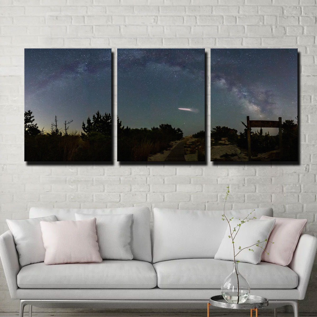 Milky Way and SpaceX Wall Art