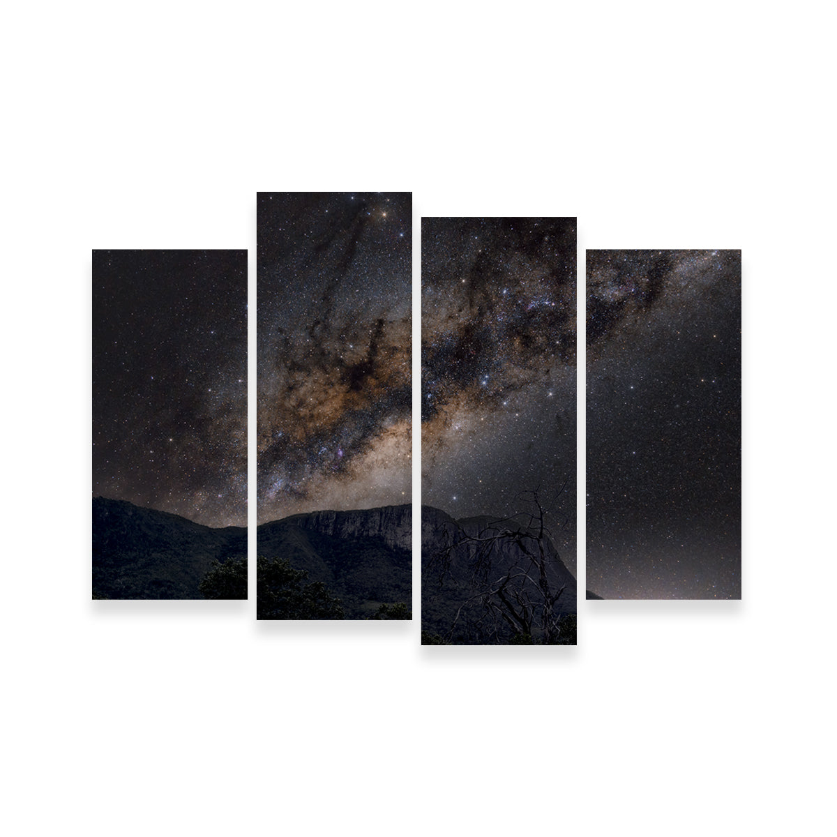 Milky Way over the Brazilian Cerrado Wall Art