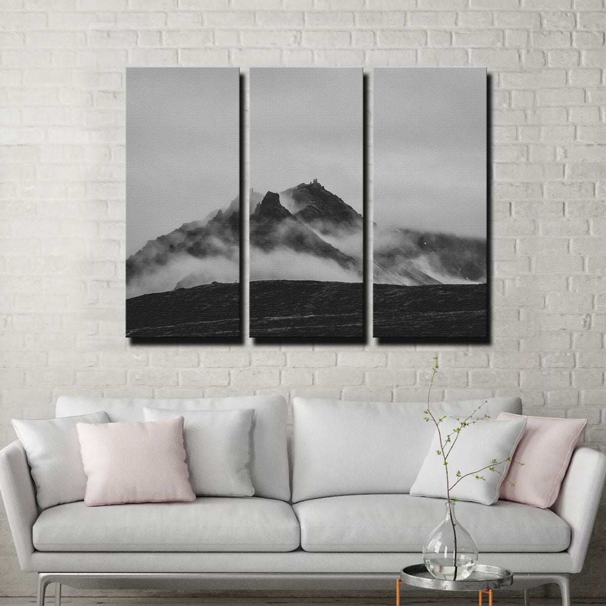 Misty Peaks Wall Art