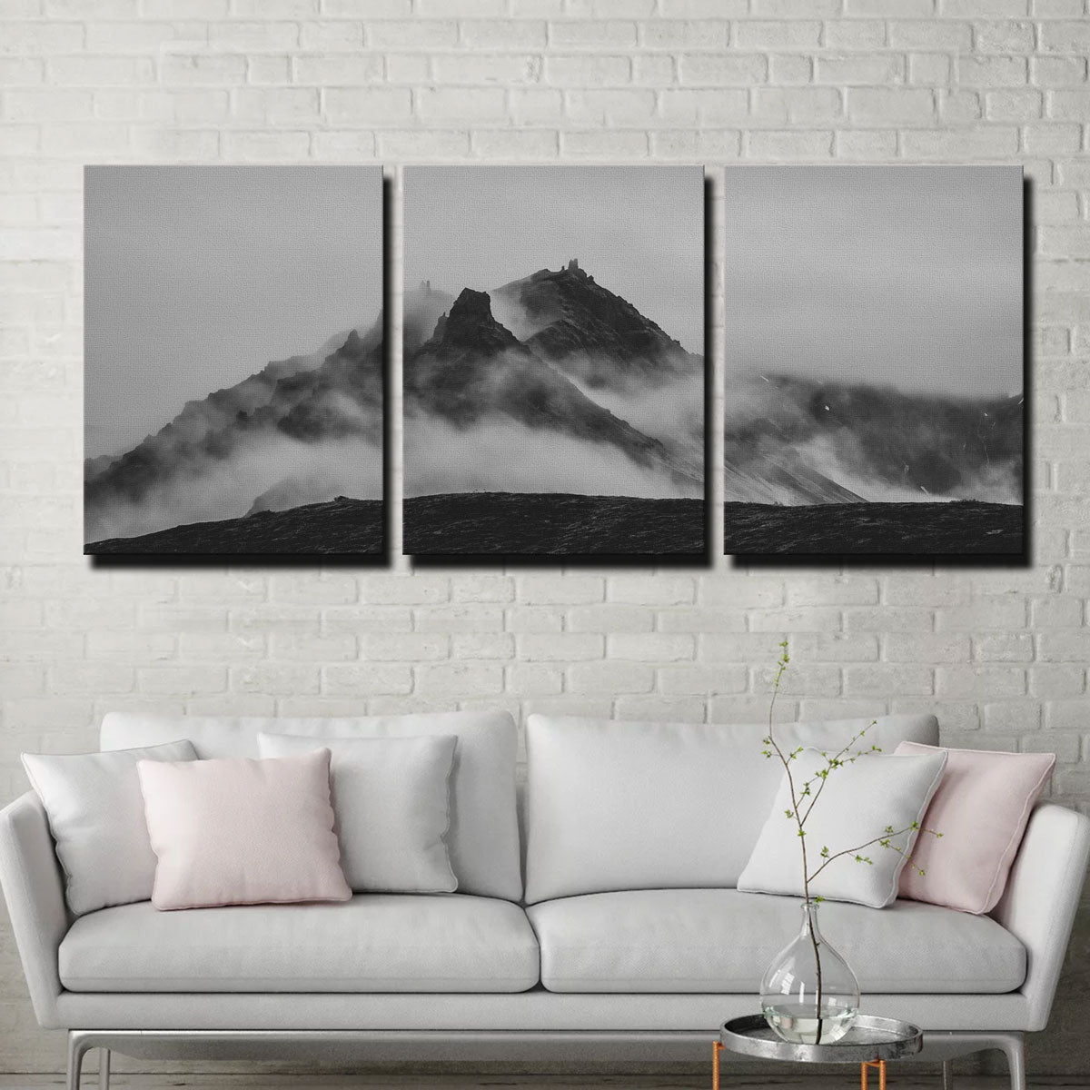 Misty Peaks Wall Art