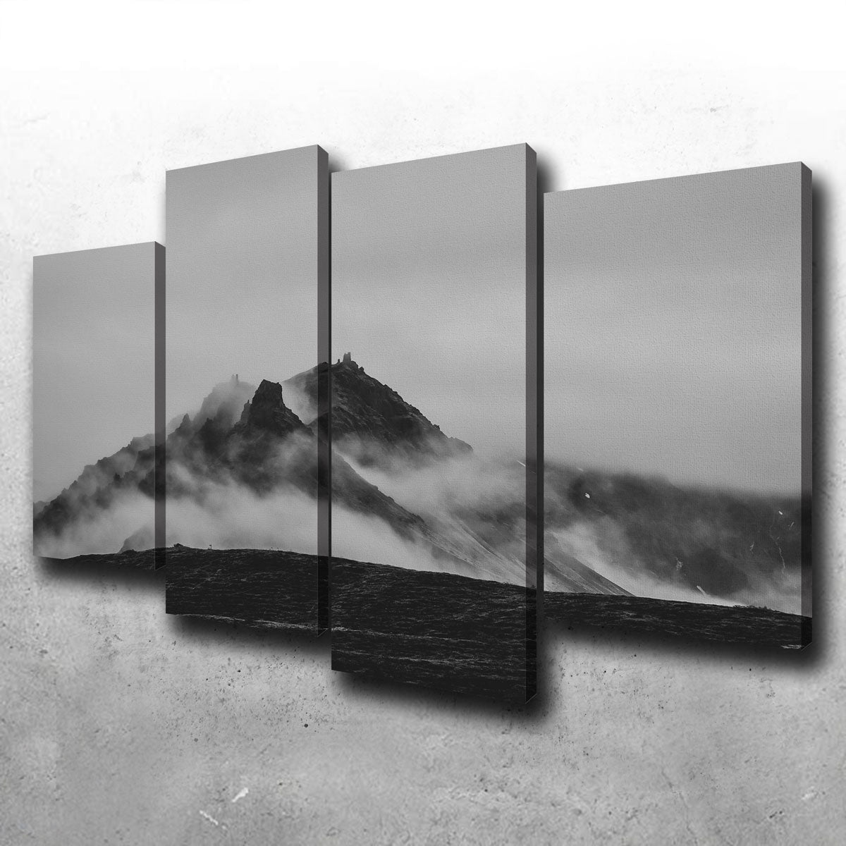 Misty Peaks Wall Art
