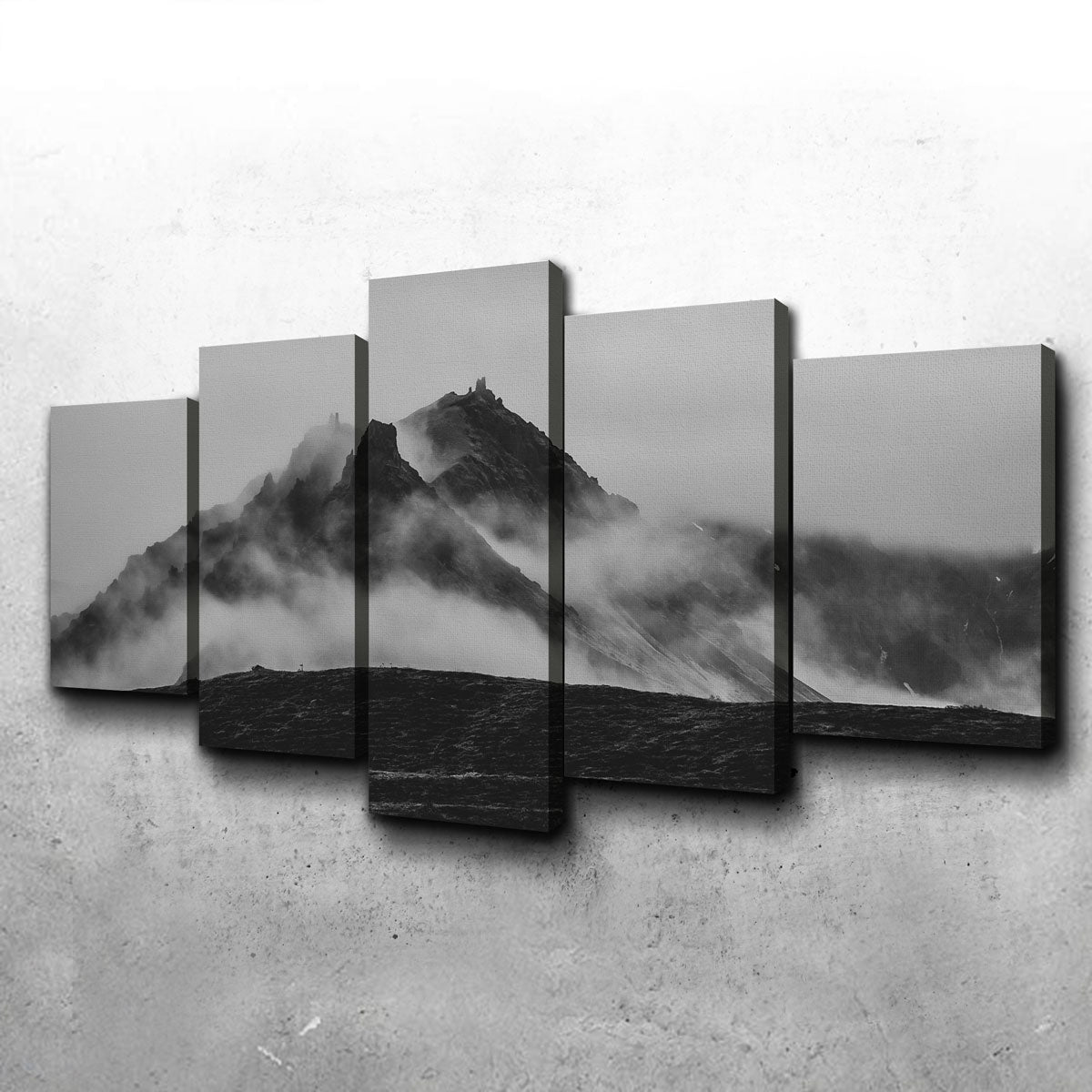 Misty Peaks Wall Art