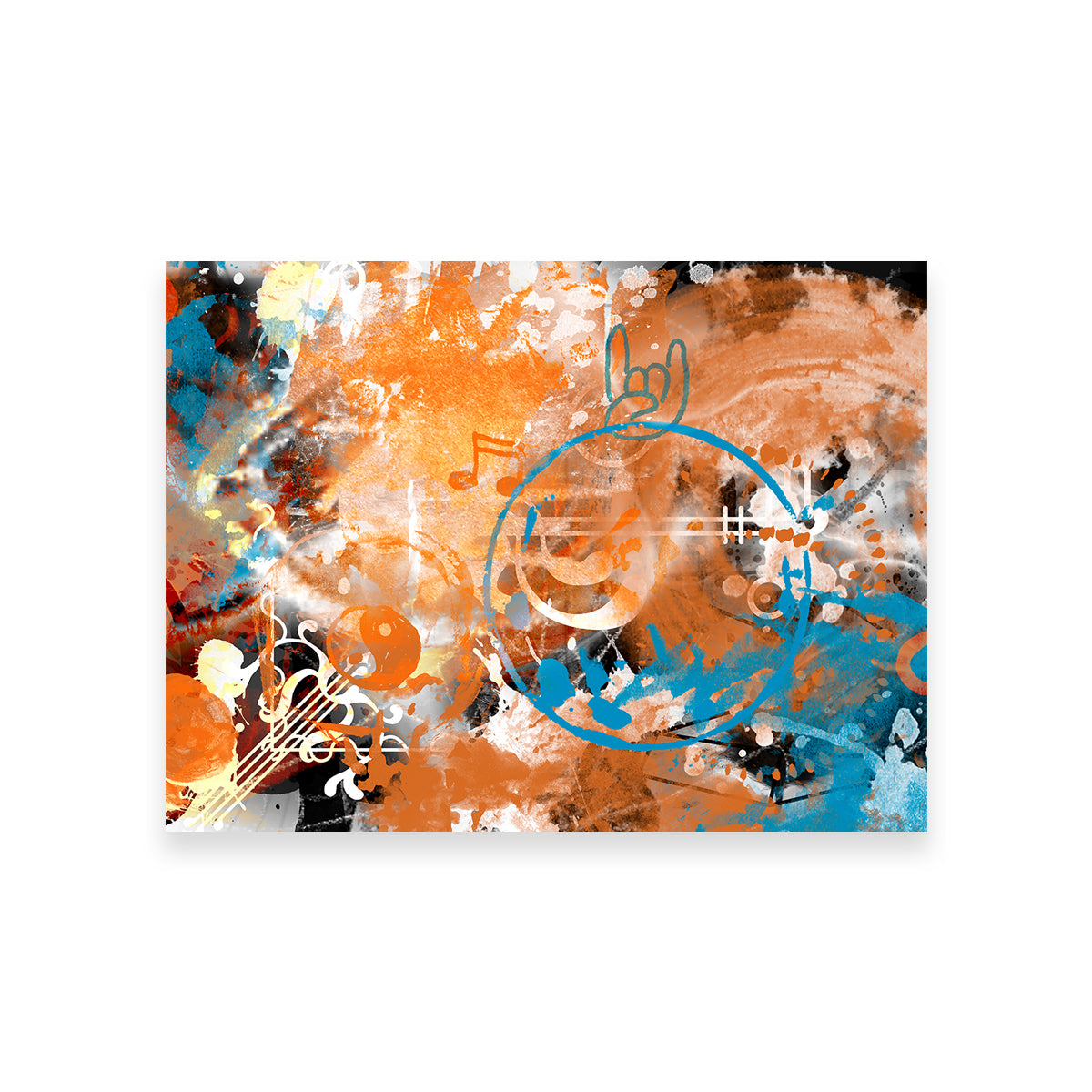 Modern Art Beyond Control Wall Art