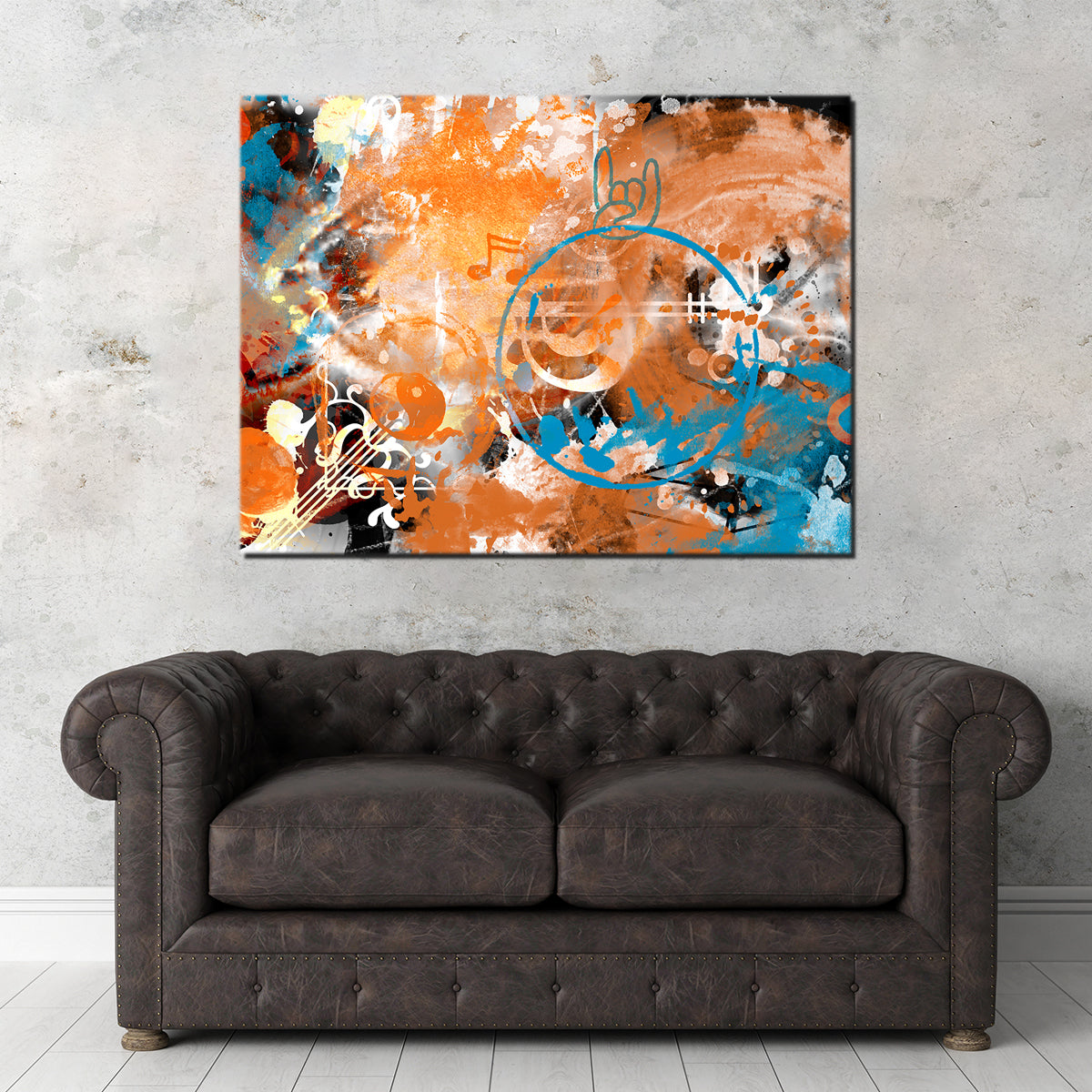 Modern Art Beyond Control Wall Art