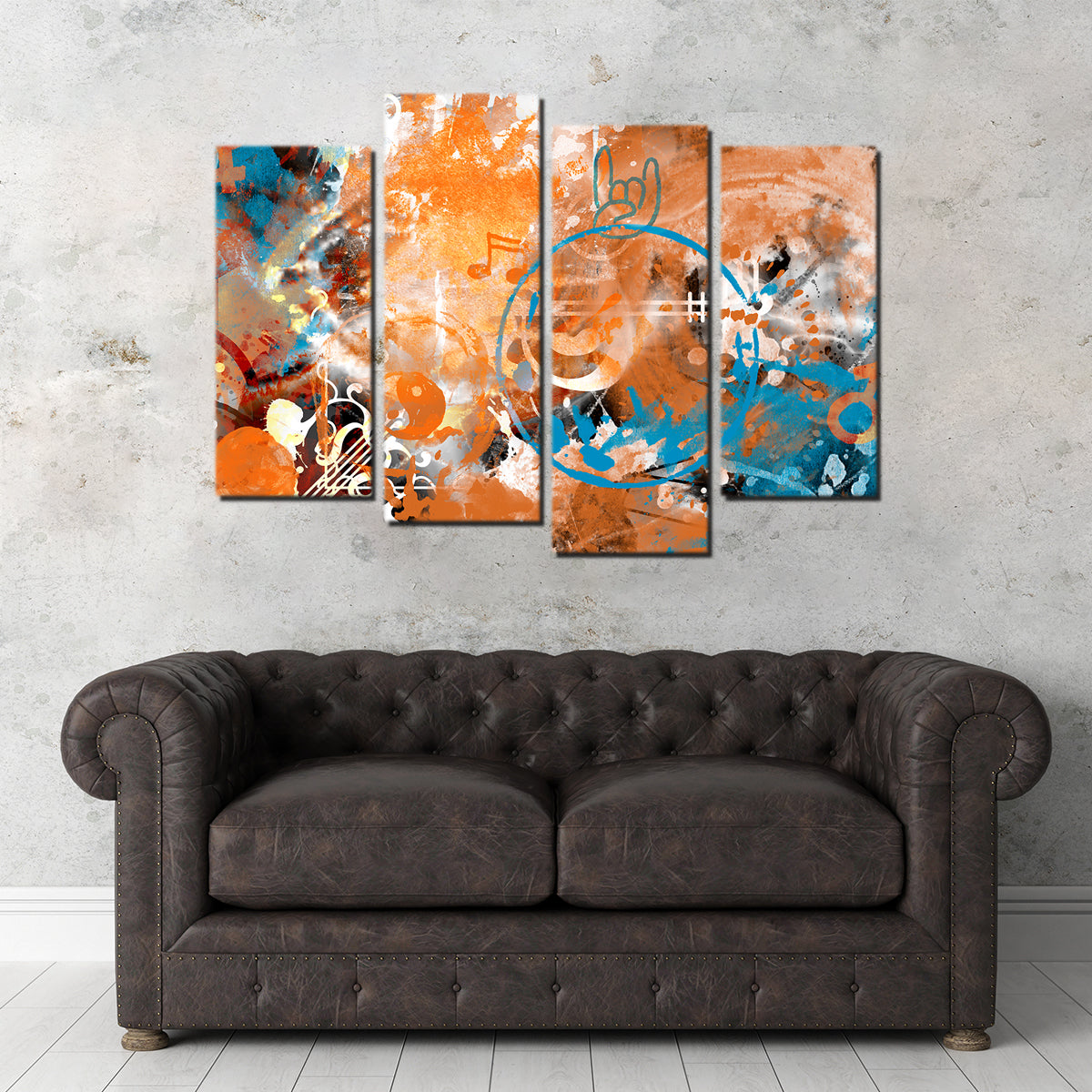 Modern Art Beyond Control Wall Art