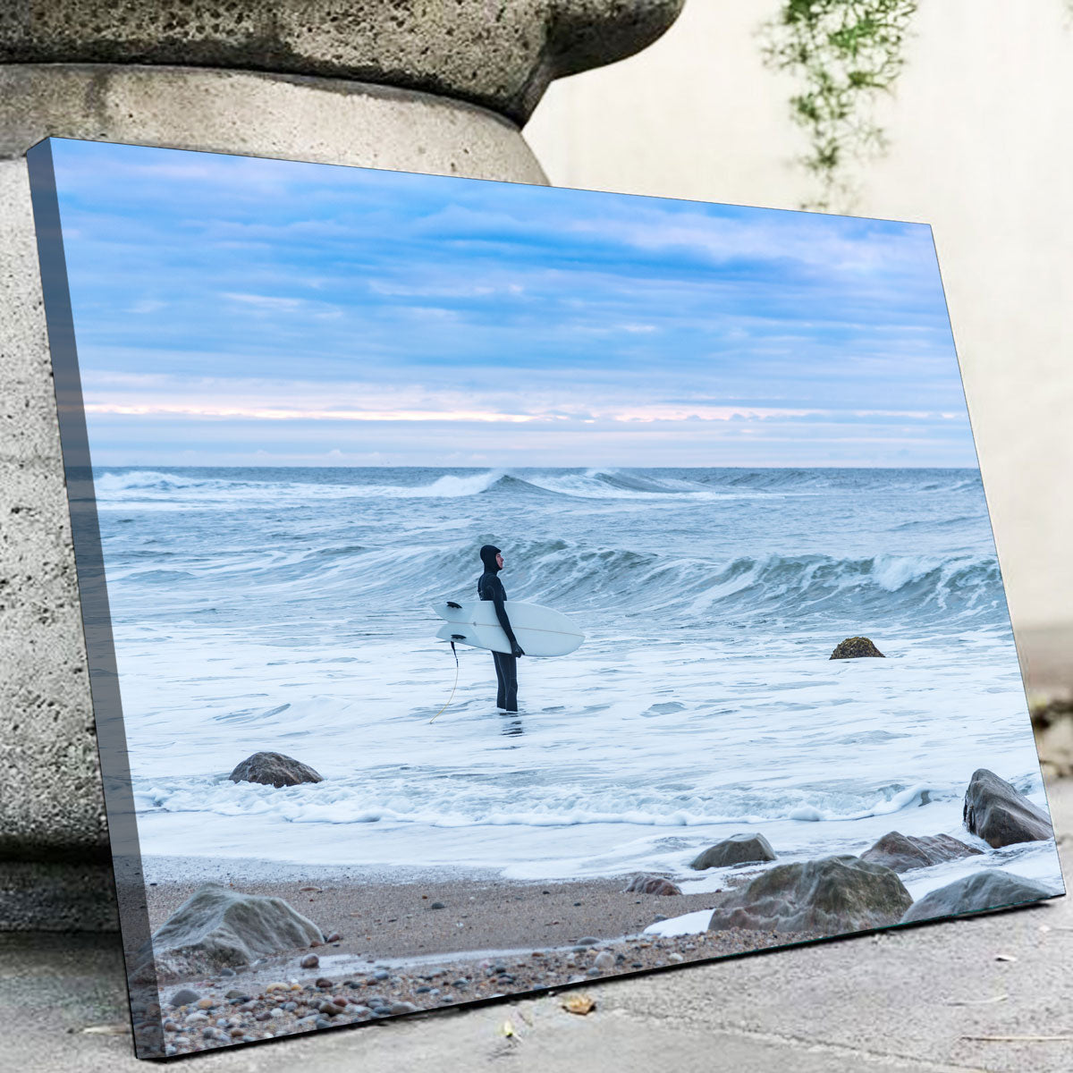 Montauk Surfer Wall Art