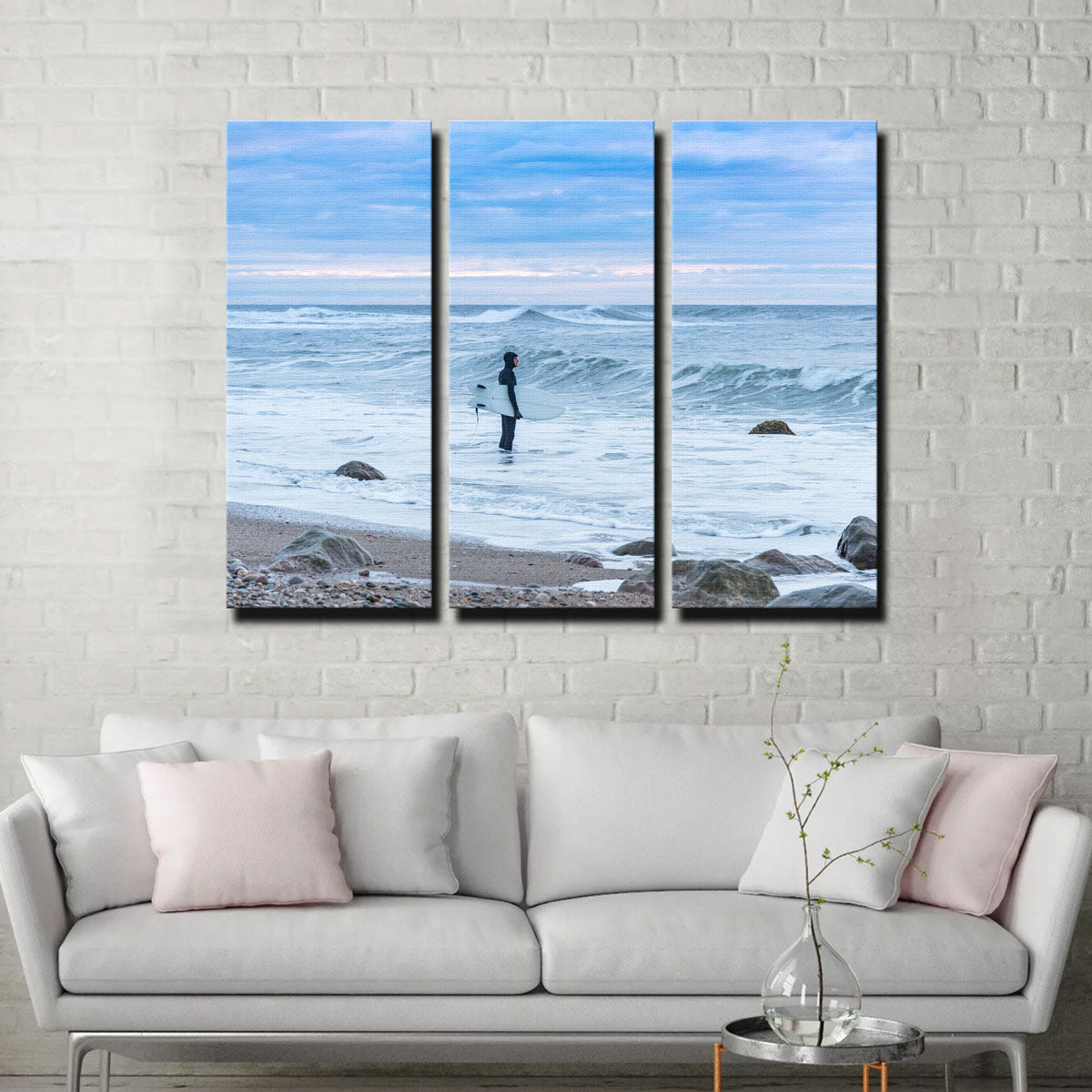 Montauk Surfer Wall Art