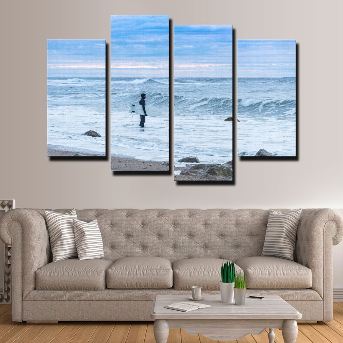 Montauk Surfer Wall Art