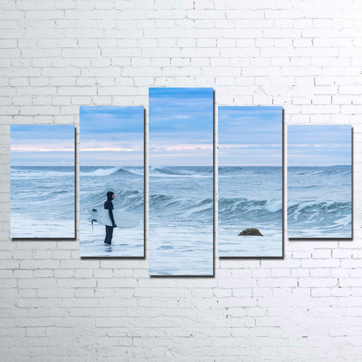 Montauk Surfer Wall Art