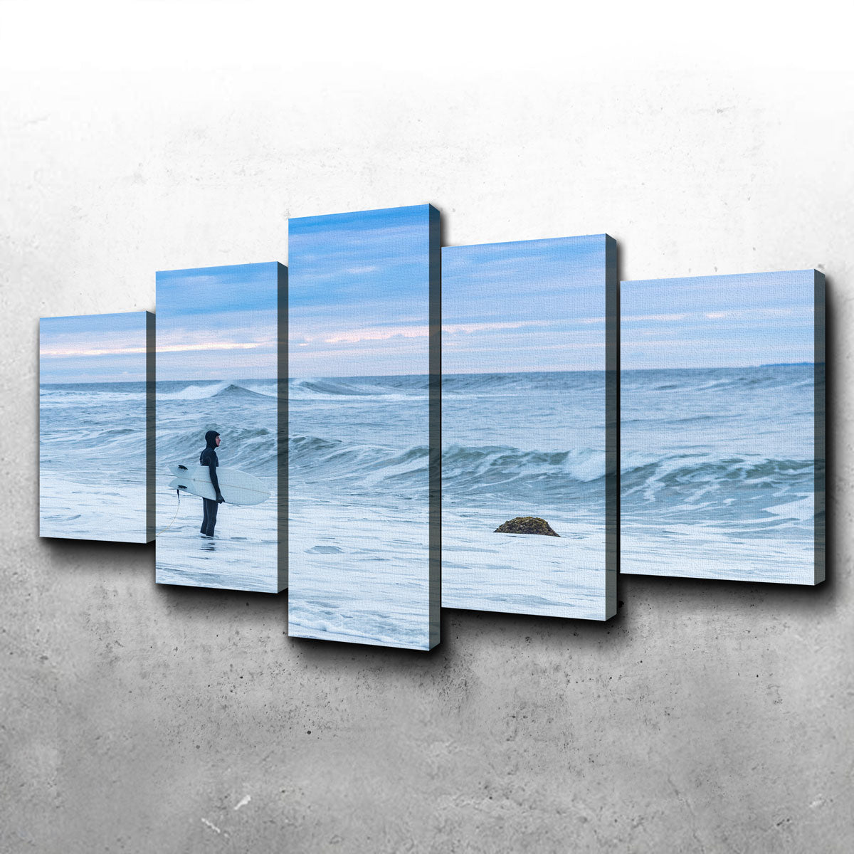 Montauk Surfer Canvas Set