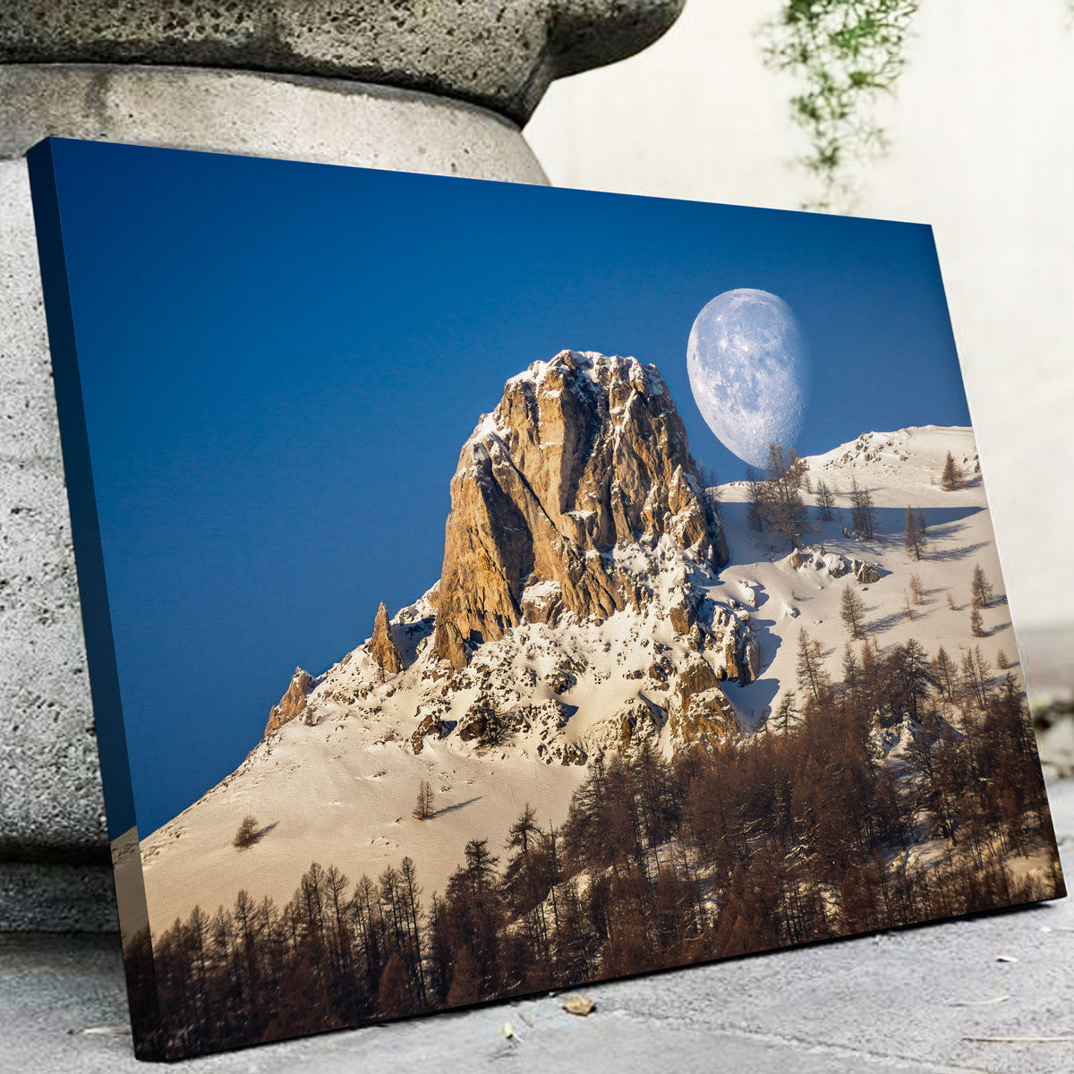 Moon and Mountain Wall Art