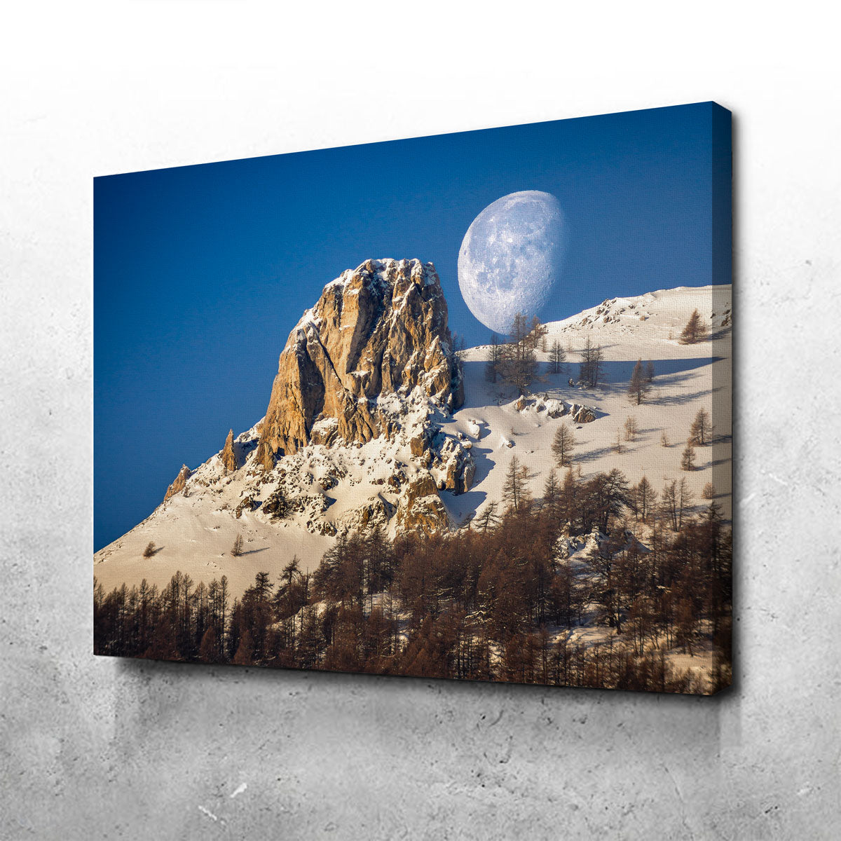 Moon and Mountain Wall Art