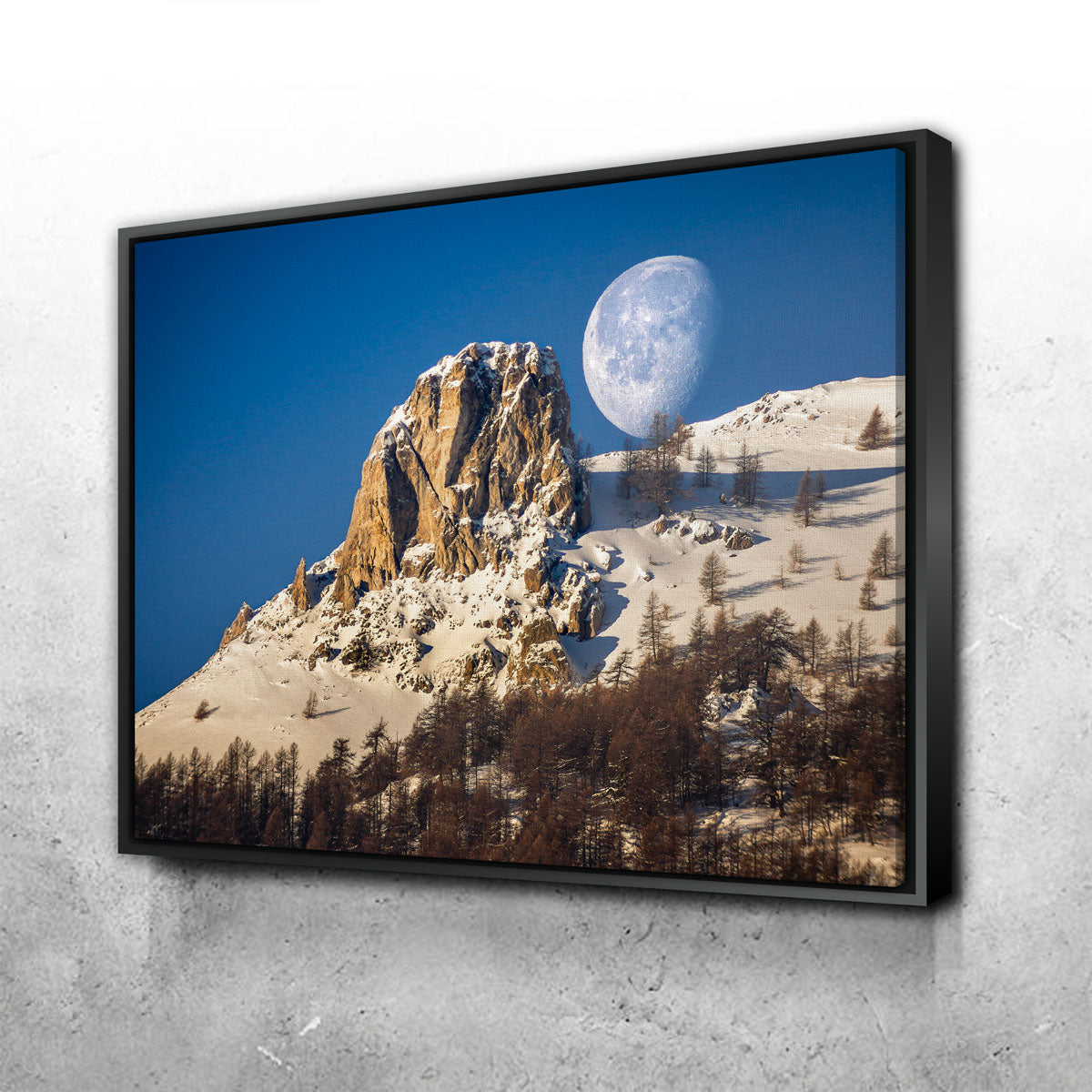 Moon and Mountain Wall Art
