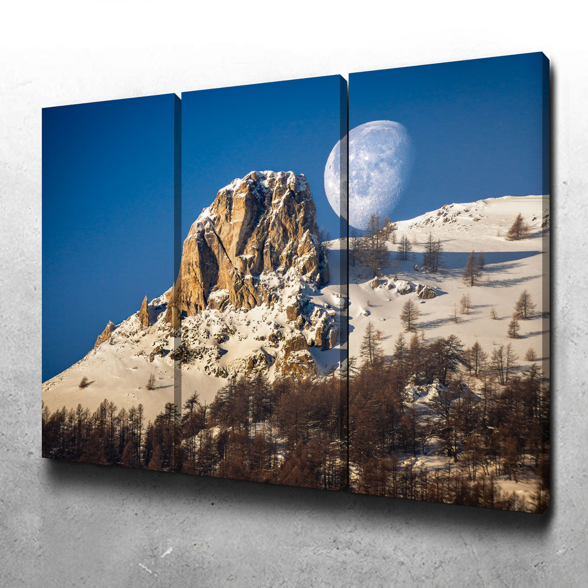 Moon and Mountain Wall Art