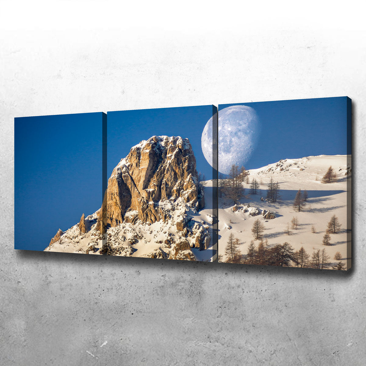 Moon and Mountain Wall Art