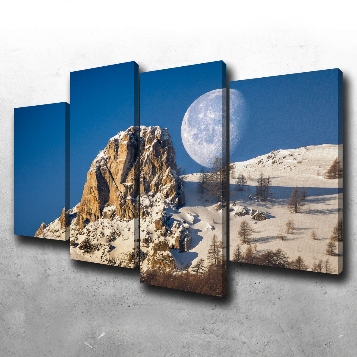 Moon and Mountain Wall Art